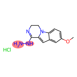 Pyrazino[1,2-a]indole,1-hydrazinyl-3,4-dihydro-8-methoxy-, hydrochloride (1:1)