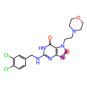 2-[[(3,4-Dichlorophenyl)methyl]amino]-1,7-dihydro-7-[2-(4-morpholinyl)ethyl]-6H-purin-6-one