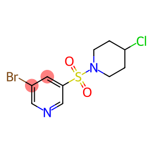 3-broMo-5-(4-chloropiperidin-1-ylsulfonyl)pyridine