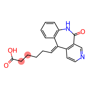 Hexanoic acid,6-(10,11-dihydro-11-oxo-5H-pyrido[3,4-c][1]benzazepin-5-ylidene)-, (Z)- (9CI)