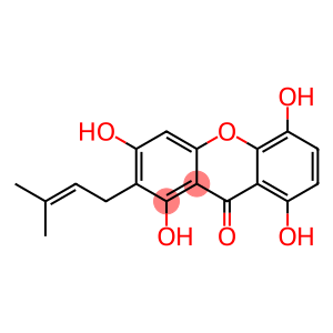 9H-Xanthen-9-one,1,3,5,8-tetrahydroxy-2-(3-methyl-2-buten-1-yl)-