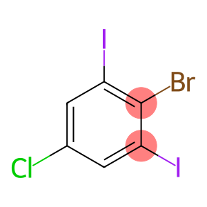 Benzene, 2-bromo-5-chloro-1,3-diiodo-