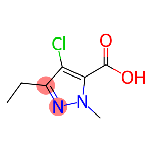 4-氯-3-乙基-1-甲基吡唑-5-甲酸