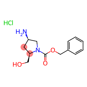 Benzyl (2R,4R)-4-amino-2-(hydroxymethyl)pyrrolidine-1-carboxylate hydrochloride