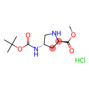 (2R,4S)-Methyl 4-((tert-butoxycarbonyl)aMino)pyrrolidine-2-carboxylate hydrochloride