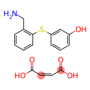 Phenol, 3-[[2-(aminomethyl)phenyl]thio]-, (2Z)-2-butenedioate (1:1) (salt) (9CI)