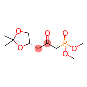 Phosphonic acid, [3-[(4S)-2,2-dimethyl-1,3-dioxolan-4-yl]-2-oxopropyl]-, dimethyl ester (9CI)