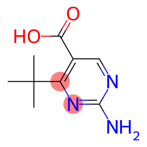 5-Pyrimidinecarboxylic acid, 2-amino-4-(1,1-dimethylethyl)- (9CI)