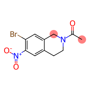 N-乙酰基-6-硝基-7-溴四氢异喹啉