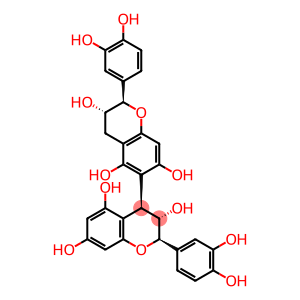 (2R,3S)-2-(3,4-Dihydroxyphenyl)-3,4-dihydro-6-[[(2R,3S)-2-(3,4-dihydroxyphenyl)-3,4-dihydro-3,5,7-trihydroxy-2H-1-benzopyran]-4α-yl]-2H-1-benzopyran-3,5,7-triol