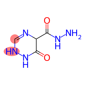 1,2,4-Triazine-5-carboxylic acid, 1,2,5,6-tetrahydro-6-oxo-, hydrazide