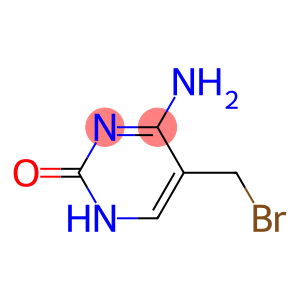 2(1H)-Pyrimidinone, 4-amino-5-(bromomethyl)- (9CI)