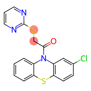 1-(2-chloro-10H-phenothiazin-10-yl)-2-(pyrimidin-2-ylsulfanyl)ethanone