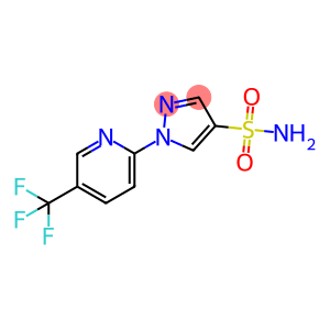 1-[5-(Trifluoromethyl)pyridin-2-yl]-1H-pyrazole-4-sulfonamide