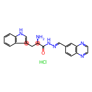 (R,E)-2-氨基-3-(1H-吲哚-3-基)-N'-(喹喔啉-6-基亚甲基)丙酰肼盐酸盐