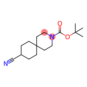 tert-butyl 9-cyano-3-azaspiro[5.5]undecane-3-carboxylate