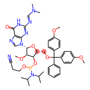 N2-二甲基甲脒-5'-O-DMT-2'-甲氧基鸟苷-3'-氰乙氧基亚磷酰胺