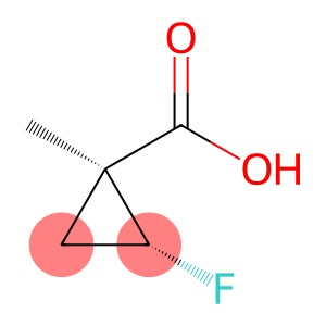 Cyclopropanecarboxylic acid, 2-fluoro-1-methyl-, trans- (9CI)