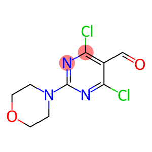 5-Pyrimidinecarboxaldehyde, 4,6-dichloro-2-(4-morpholinyl)-