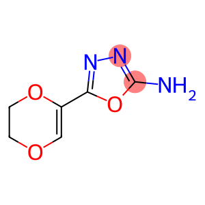 5-(5,6-DIHYDRO-1,4-DIOXIN-2-YL)-1,3,4-OXADIAZOL-2-AMINE