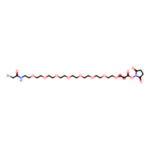 2,5-dioxopyrrolidin-1-yl 1-bromo-2-oxo-6,9,12,15,18,21,24,27-octaoxa-3-azatriacontan-30-oate