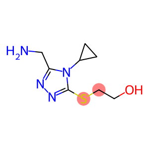 2-((5-(aMinoMethyl)-4-cyclopropyl-4H-1,2,4-triazol-3-yl)thio)ethanol