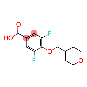 3,5-difluoro-4-(oxan-4-ylmethoxy)benzoicacid