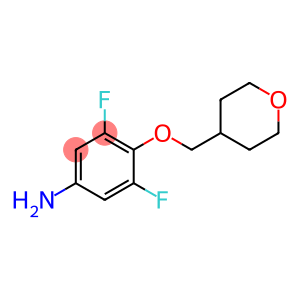 3,5-Difluoro-4-[(tetrahydro-2H-pyran-4-yl)methoxy]benzenamine