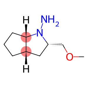 Cyclopenta[b]pyrrol-1(2H)-amine, hexahydro-2-(methoxymethyl)-, (2S,3aS,6aS)- (9CI)