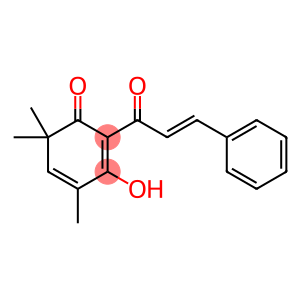 2,4-Cyclohexadien-1-one, 3-hydroxy-4,6,6-trimethyl-2-[(2E)-1-oxo-3-phenyl-2-propen-1-yl]-