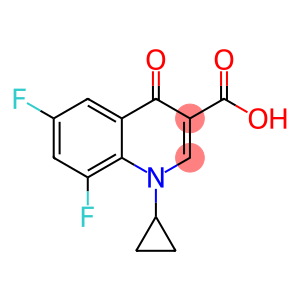 3-Quinolinecarboxylic acid, 1-cyclopropyl-6,8-difluoro-1,4-dihydro-4-oxo-