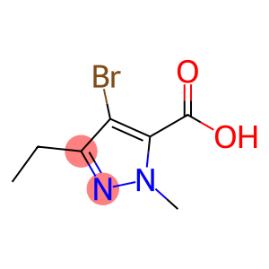 4-溴-3-乙基-1-甲基-1H-吡唑-5-羧酸