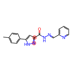 (E)-N-(pyridin-2-ylmethylene)-3-(p-tolyl)-1H-pyrazole-5-carbohydrazide