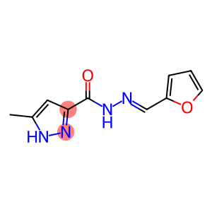 (E)-N-(furan-2-ylmethylene)-3-methyl-1H-pyrazole-5-carbohydrazide