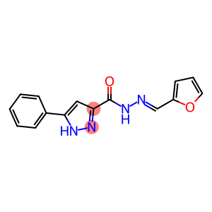 N'-(2-furylmethylene)-3-phenyl-1H-pyrazole-5-carbohydrazide