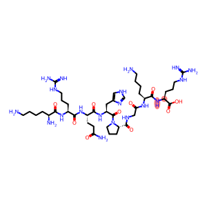 L-Arginine, L-lysyl-L-arginyl-L-glutaminyl-L-histidyl-L-prolylglycyl-L-lysyl-