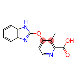 4-[(1H-Benzimidazol-2-yl)oxy]-3-methyl-2-pyridinecarboxylic Acid Discontinued See:  B203960