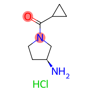 (S)-(3-aminopyrrolidin-1-yl)(cyclopropyl)methanone hydrogen chloride