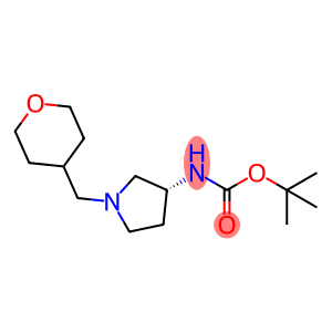 Carbamic acid, N-[(3R)-1-[(tetrahydro-2H-pyran-4-yl)methyl]-3-pyrrolidinyl]-, 1,1-dimethylethyl ester