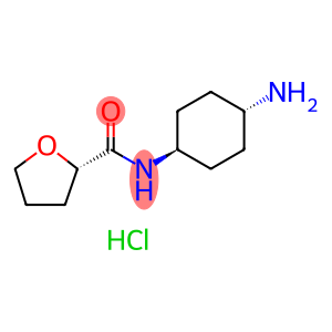 (S)-N-[(1R*,4S*)-4-Aminocyclohexyl]-tetrahydrofuran-2-carboxamide hydrochloride