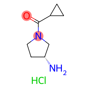 (R)-(3-Aminopyrrolidin-1-yl)(cyclopropyl)methanone hydrochloride