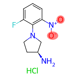 (S)-1-(2-Fluoro-6-nitrophenyl)pyrrolidin-3-amine hydrochloride