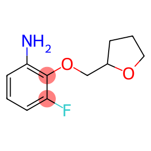 3-Fluoro-2-[(tetrahydrofuran-2-yl)methoxy]aniline