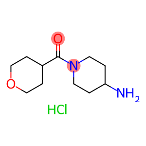 (4-Aminopiperidin-1-yl)(tetrahydro-2H-pyran-4-yl)methanone hydrochloride