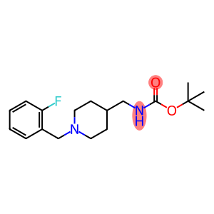 tert-Butyl [1-(2-fluorobenzyl)piperidin-4-yl]methylcarbamate