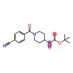 tert-Butyl 1-(4-cyanobenzoyl)piperidin-4-ylcarbamate