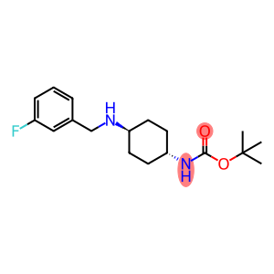 TERT-BUTYL (TRANS-4-((3-FLUOROBENZYL)AMINO)CYCLOHEXYL)CARBAMATE