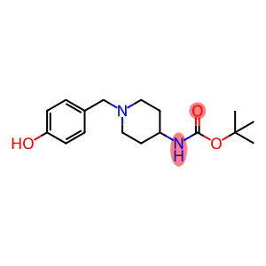 tert-Butyl 1-(4-hydroxybenzyl)piperidin-4-ylcarbamate