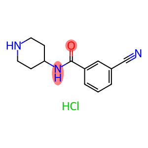 3-Cyano-N-piperidin-4-yl-benzamide hydrochloride