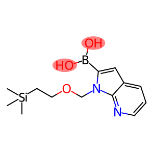 (1-((2-(三甲基甲硅烷基)乙氧基)甲基)-1H-吡咯并[2,3-b]吡啶-2-基)硼酸